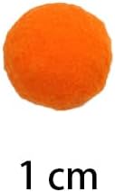 LannuMet Handmade Wool Felt Balls,120 Pieces 1cm (0.4 Inch) Mixed Color Bulk Felt Balls,Pom Poms for Felting, Garland, DIY Decorations