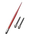 Garvee 49" Heuballen-Spieß (Marke) Ersatz für Traktor und Lader – 4500 lbs Tragkraft – Quick-Attach Vierkant-Spieß (Marke) Ersatz mit 2 Stabilisierungszinken – Robuster Ballenspieß für Landwirtschaft