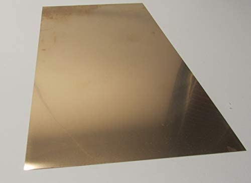 510 Phosphorus Bronze Shim .005" Thick x 6.00" Width x 12.00" Length 1 Pc