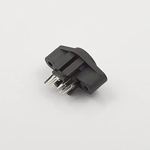 Connectors 10pcs-100pcs DIN Terminal Connector S Terminal 4 Holes with Ear MDC-4-09 Lead DIN Terminal Socket - (Cable Length: 100pcs a Pack)