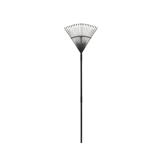 Yard Butler ILT-20 World’s Greatest Rake Garden Rake for Lawncare - Convenient Garden Cleaning Accessory - Lightweight Wooden Handle - Steel Tines - Easy to Maneuver