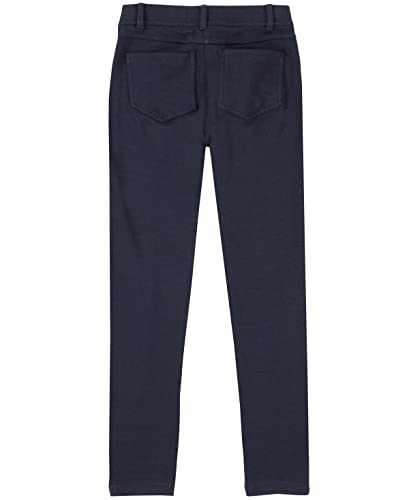 Izod Girls' School Uniform Stretch Jegging Pant, Navy, 4 #TOP1