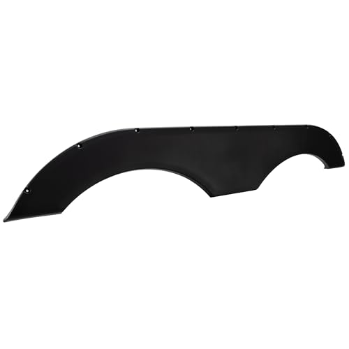 RecPro Tandem Trailer Fender Skirt for RVs Campers and Trailers | 4 Colors to Choose from (Black 2-Pack)