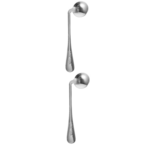Healeved Abgewinkelter Löffel Für Senioren Ergonomisches Fütterungsutensil Mit Gebogenem Griff Ideal Für Eingeschränkte Handmotorik Und Patienten 17.0X3.8X2.0Cm