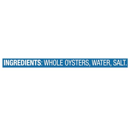 Pacific Pearl Whole Oysters 8 oz Can (Pack of 12)