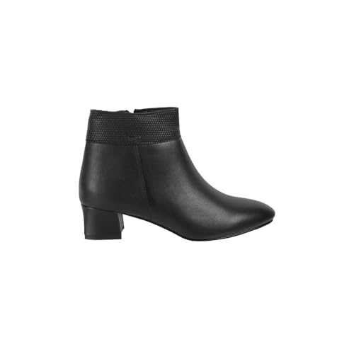 Image of Mochi Women's Faux Leather Heeled Fashion Chelsea Ankle Boots