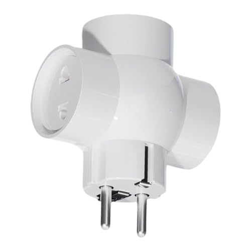 Adaptador De Viaje Universal, Enchufe Multiplug, AC Adapter Con 3 Tomas 16A, Compatible Europa Alemania Rusia, Cargador Portátil, Para Hombres Mujeres, Viaje Negocios Vacaciones, Conexión Segura Y Prá