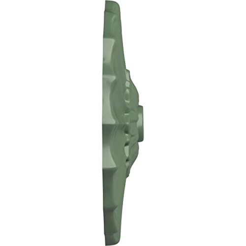 Image of Ekena Millwork CM09SHAGF 9 inch x 1-3 /8 inch Shakuras Ceiling Medallion, Athenian Green
