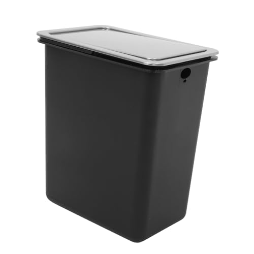 Poubelle de table pour cuisine et bureau Healifty en acier inoxydable gain de place