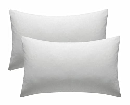 Pillows 2 Pack - Super Soft Side Sleeper Bed Pillows for Head Neck and Shoulder Pain Relief – Encased in Microfibre Cover Filled with Soft Hollow-Fiber Pillows