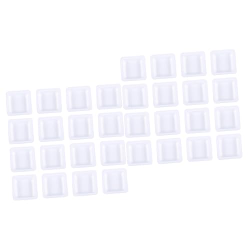 MUSISALY 2sets Weight Trays Weighing Plate Weighing Boat Dish Accurate Non-Stick 50pcs*2