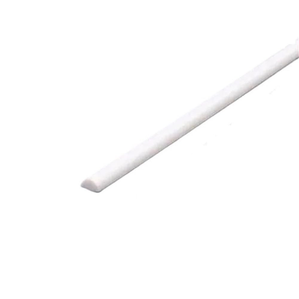 tiges de dureté Lot de 50 bâtons colle semi-circulaires (longueur 250 mm), barres en plastique ABS massif, for pièces mécaniques(6x250mm)