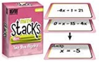 EAI Education Math Stacks Two-Step Algebra Game: Grades 6-8