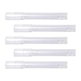 Rotulador Acrílico Vacío Transparente De 5 Uds. Bolígrafo Pintura Vacío Cabeza Redonda 4 5 MM Herramienta Dibujo Multiusos Para Pintar Marcadores Expresión Artística