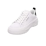 Altura para 5.5 cm. GUESS FL8ED2SMA12-WHIBR ELADIE2 Sneakers Female White Brown 40