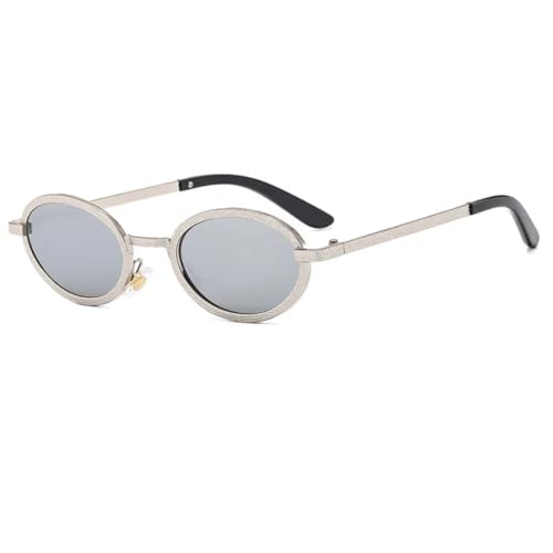 Lunettes de luxe rondes au design ovale métallique raffiné pour une élégance solaire supérieure