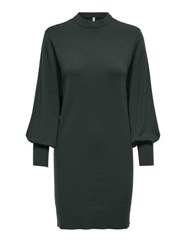 ONLY Damen Onllabelle Life L/S Dress KNT Noos 15210835 ,Scarab ,M