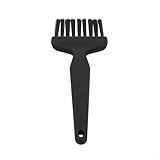 Antistatische Bürste für elektronische Modelle, schwarze weiche Drahtbürste für die Reinigung von Leiterplatten, synthetische Faserborsten mit Kunststoffgriff, ESD-sicheres Reinigungswerkzeug für (M)