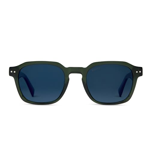 Image of KIAURA Lautner Premium UV400 Polarized Sunglasses, XL & Original Sizes, Shape Memory Acetate Frames, Scratch-Resistant Lenses