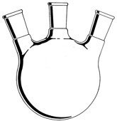 Laboy Glass 1000mL 3 Neck Round Bottom Boiling Flask, 29/42 Standard Taper Joints, Heavy Wall Borosilicate 3.3, Lab Distillation Apparatus for Organic Synthesis & Reflux