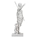 Design Toscano WU73509 Caesar Augustus of Prima Porta Roman Replica Statue, 11 Inch, Bonded Marble Polyresin, White