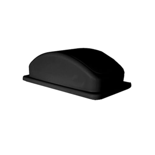 A-to-Z Supply PLTC023KL Trash Can Lid, Rectangular, Secure snap-on, Swing Door, Plastic, Black (for PLTC023K)
