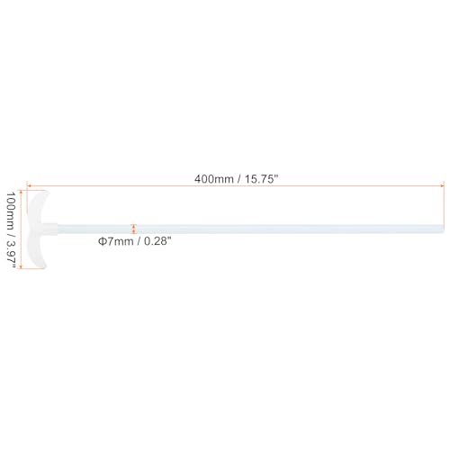 meccanixity ptfe electric stirring rod 400x100mm length overhead stirrer mixer shaft with foldable paddle for lab