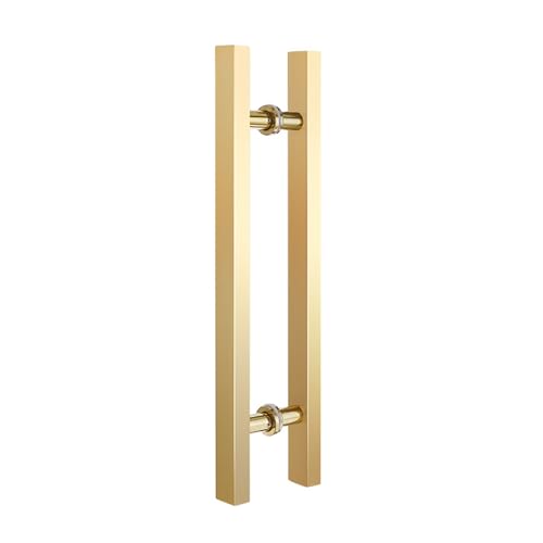 Poignée de porte de grange double face dorée 59" ensemble de poignées de bureau