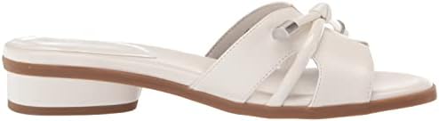 Easy Street Women's Lo Heeled Sandal Slide, White, 6 X-Wide | Image 5