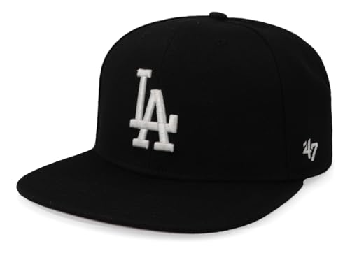 Gorra 47 Los Angeles Dodgers Ajustable Negra/Blanca Talla Única miniatura 1