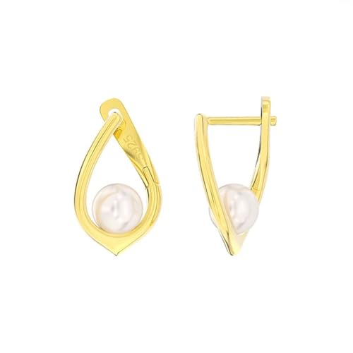 Pendientes gota de agua con perla el regalo romántico ideal para mujer