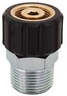 Ultimate Washer Telescoping Wand Replacement Adapter (M22) 3/4" MNPT Screw Type Fitting Similar to 85.791.025; Compatible with BE Pressure Telescoping Wand Model 85.206.424L