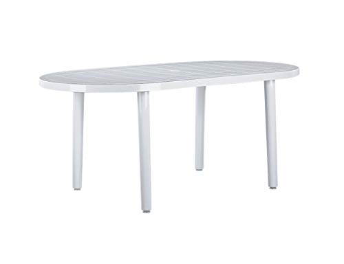 resol Mesa de jardín Exterior Rectangular Brava 180x90 - Color Blanco