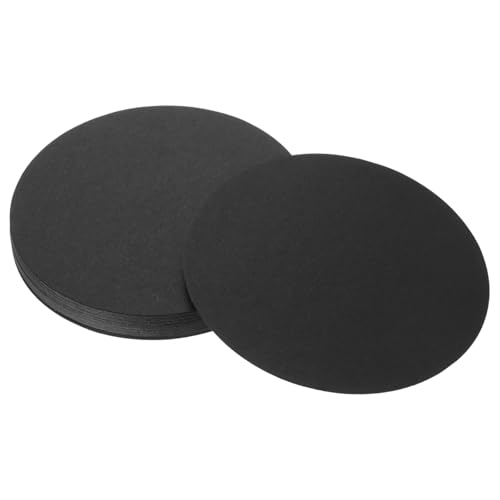 QUARKZMAN 36Pcs Cercle en papier kraft, 10 x 10 cm Papier cartonné en forme de cercle Tableau d'affichage pour fournitures artistiques, origami, artisanat du...