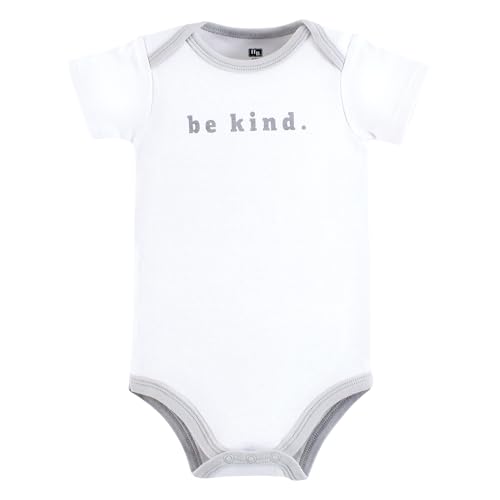 Image of Hudson Baby Unisex Baby Cotton Bodysuits 5-pack