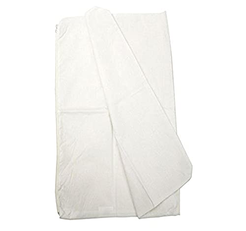 Hotel Basics X10100 Poly-Cotton Pillow Protector, Standard Size, Double Sewn Rustproof Zipper