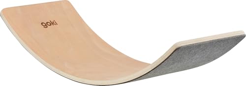 Tableau d'équilibre Vague Goki 59968 gris : jeu de compétence en bois