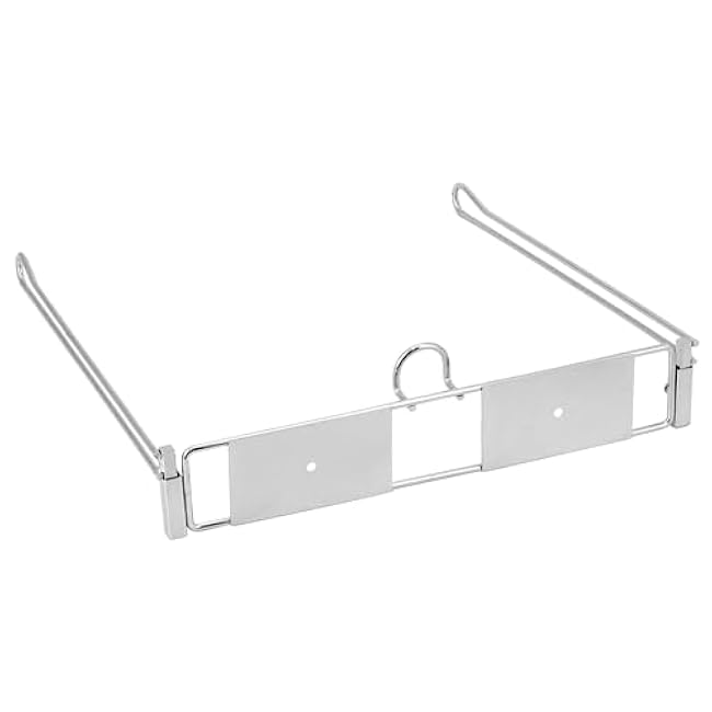 QWORK T-Shirt Bag Rack Holder -2 Pack Versatile Bag Stand for Grocery Stores, Kitchens, Retail and Offices, Fits Standard Bags, Easy Install with Screws - 11.81 x 10.04 x 2.76