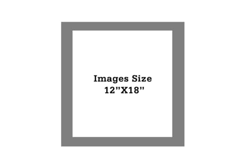 Image of Photo frame 12x18 Inch set of 2 Box Brown Color flexiable Glass (acrylic) & synthetic wood customized Modern Collage Photo Frames for Wall Hanging