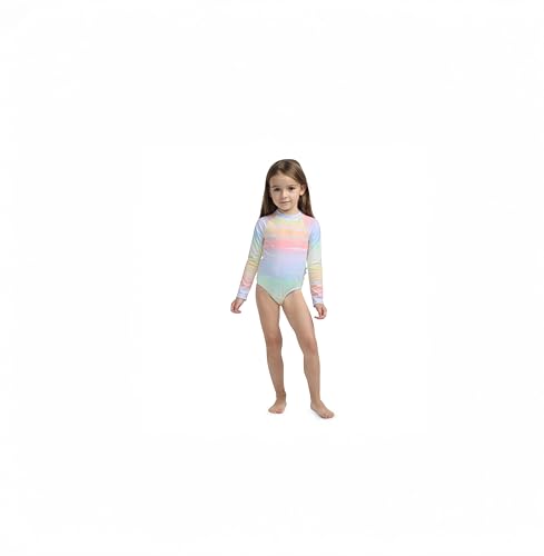 Hurley Baby-Girls Long Sleeve One Piece Rash Guard Swimsuit3