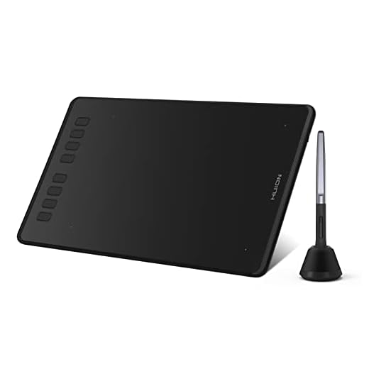 Huion Inspiroy H950P Mesas Digitalizadoras, caneta sem bateria, sensibilidade à pressão 8192 e 8 atalhos definidos pelo usuário, compatível com Mac, Linux (Ubuntu), Windows PC e Android