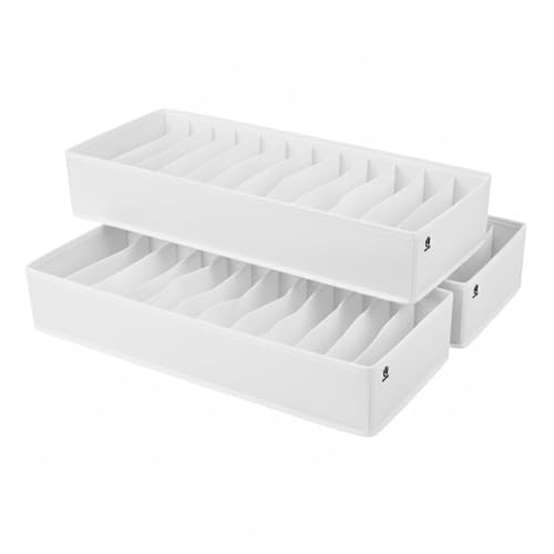 Drawer Organizer Clothes -3 Pcs T shirt Organizer Multipurpose Dresser