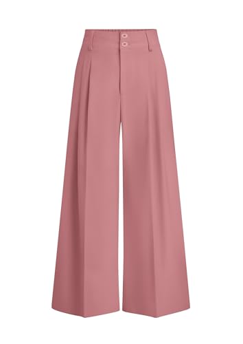Image of PRETTYGARDEN Women's High Waisted Wide Leg Dress Pants
