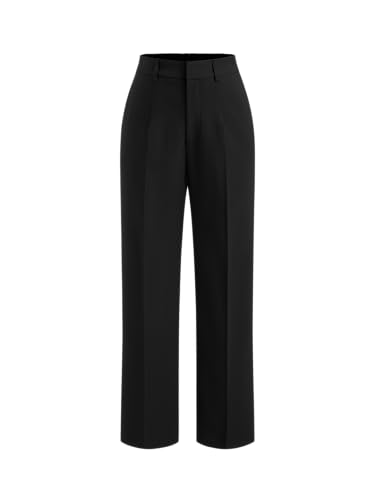 CIDER Women's Tapered Trousers Middle Waist Casual Stylish Pants