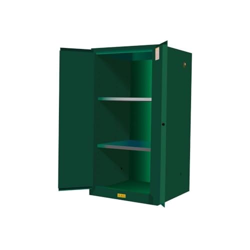 Yellow Safety Cabinets for Flammables, Self-Closing Cabinet, 60 Gallon