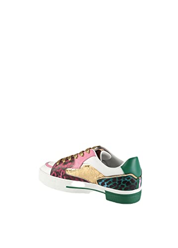 LOLA CASADEMUNT Bamba Piel Multi Patch Verdes Modelo 32330001 (Numeric_37)