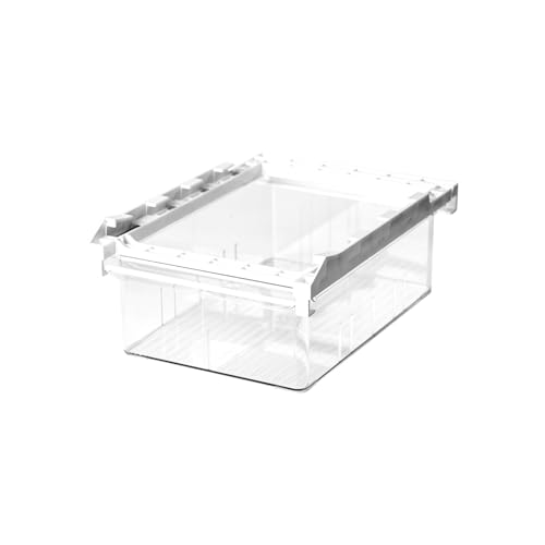 Cajas de almacenamiento colgantes para refrigerador, perfectas para organización y almacenamiento de despensa, contenedores de almacenamiento y contenedores de almacenamiento (pequeño)
