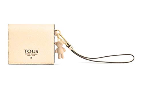 TOUS XS. T Pop, Accesorio de Viaje-Billetera para Mujer, Beige