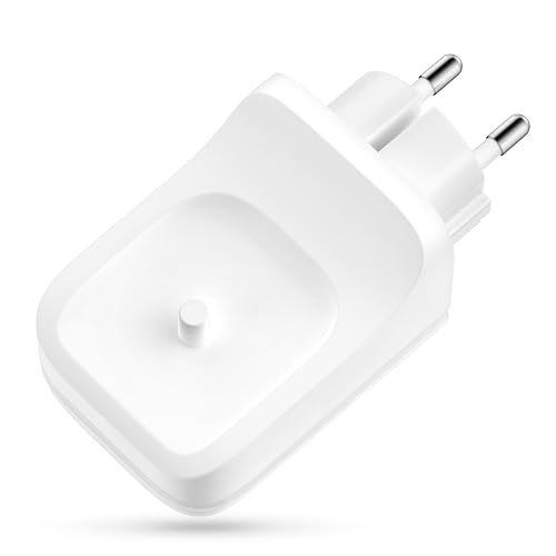 Gsocel Ladegerät Kabelloses für Philips Sonicare Elektrisches Zahnbürste Ladestation Wandladegerät EU-Steckdose Kompatibel mit Philips 5300 HX6000 HX8000 HX9000 Serie IPX7 Wasserdichtes