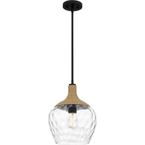 Quoizel Royer 12 Mini Pendant Light Matte Black